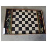 Contemporary Painted Checkerboard