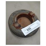 Firestone Balloon Tire Advertising Ashtray