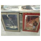 (4) Large Framed Prints