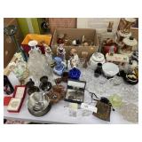 Decanter Bottles, Lampshades, Porcelain Bottles,