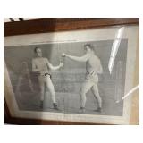 "Ready for the Gong" Dated 1902