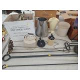 Cats Meows, Newspapers, Quilt, Garden Tools,