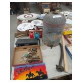 Water Cooler, Socket Set, Horse Hanes, etc.