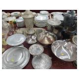 Silverplate Serving Items, Decorative Serving