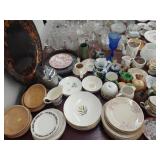 Tumblers, Stemware, Glassware, China, etc.