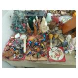 (2) Damaged Ceramic Trees, Seasonal Decor,