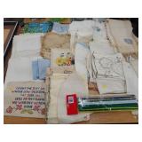 Doilies, Handkerchiefs, Textiles, etc.