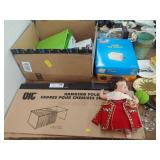 Chicken Tureen, File Folders, Clock,