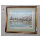 Arthur Weaver Signed Print of Pond