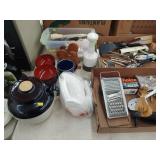 Cutlery, Kitchenwares, Glass Canisters,