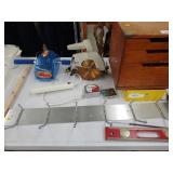 Wood File Box, Hand Saws, Tools,