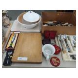 Flatware, Cutting Board, Roasting Pan, etc.