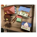 Vtg. Composition & Cardboard Japan Seasonal