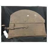 Late 18th Cent. Wrought Iron Stove Door