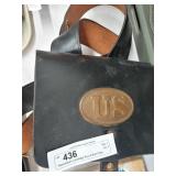 Reenactors Cartridge Box & Belt Plate