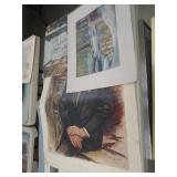 AF Hermansader Pencil Sketches, Watercolors,