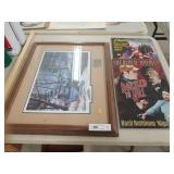 Ken Zylla Print & (2) Lobby Cards