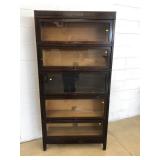 Mahogany 5-Section Globe-Wernicke Bookcase