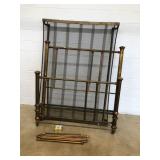 Vtg. Brass Bed