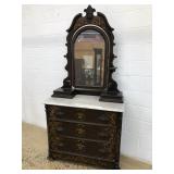 Antique Marble Top Cottage Dresser