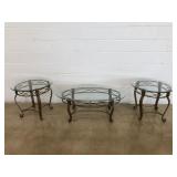 3 Pc. Decorative Coffee & End Table Set
