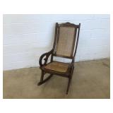 Cane Seat Rocking Chair