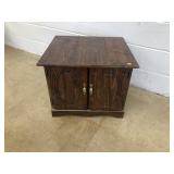 Particle Board 2-Door End Table