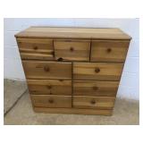 9-Drawer Softwood Dresser