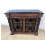 Marble Top Mahogany Server