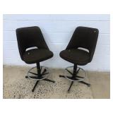 (2) Upholstered Bar Stools