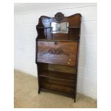 Oak Slant Lid Butler