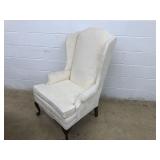 Upholstered Wing Back Arm Chair