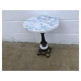 Cast Metal Formica Top Plant Stand