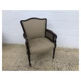 Upholstered Mahogany Armchair