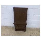 Early 4-Drawer Wall Shelf