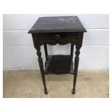 Mahogany 1-Drawer Stand