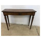Mahogany Inlaid Tapered Leg Table