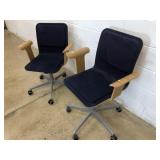 (2) Adjustable Office Chairs