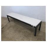 Iron & Teak Wood Bench