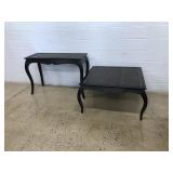 Leather Top Sofa Table & Coffee Table