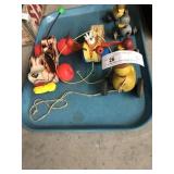 3 Vintage Fisher Price Vintage Pull Toys
