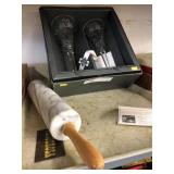 2 Engraved Waterford Glasses