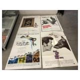 4 Vintage Movie Posters
