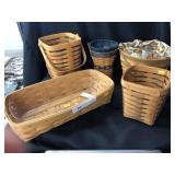 5 Longaberger Baskets