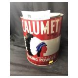 Calumet 10 Pound Baking Powder Tin
