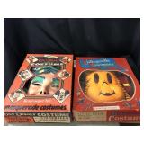2 Vintage Halloween Costume Masks
