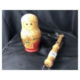 Matryoshka Doll and Clay Pigeon Thrower