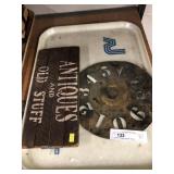 Circular Vintage Number Stencil