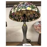 Contemporary Slag Glass Table Light