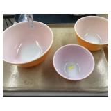 (3) Vtg. Pyrex Mixing Bowls